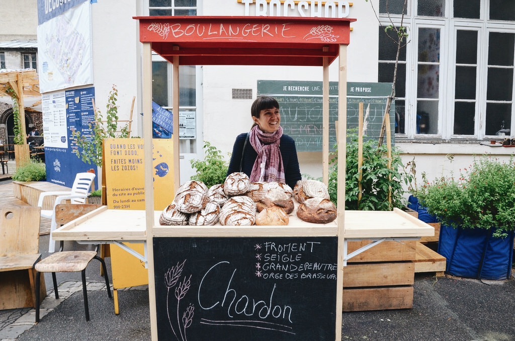 Le pain naturel de la Boulangerie Chardon aux Grands Voisins à Paris