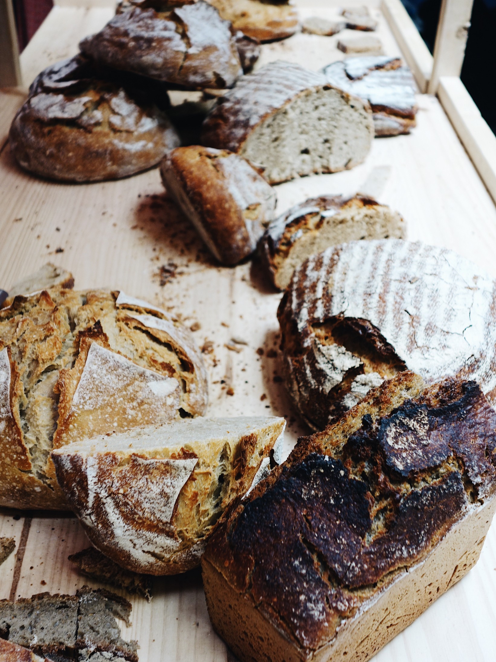 Le pain naturel de la Boulangerie Chardon aux Grands Voisins à Paris